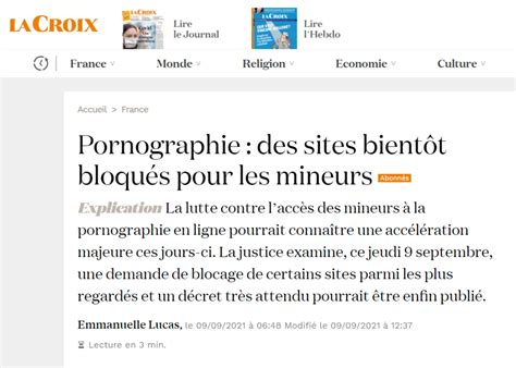 porno pour mineur|Pornographie : des sites bientôt bloqués pour les mineurs .